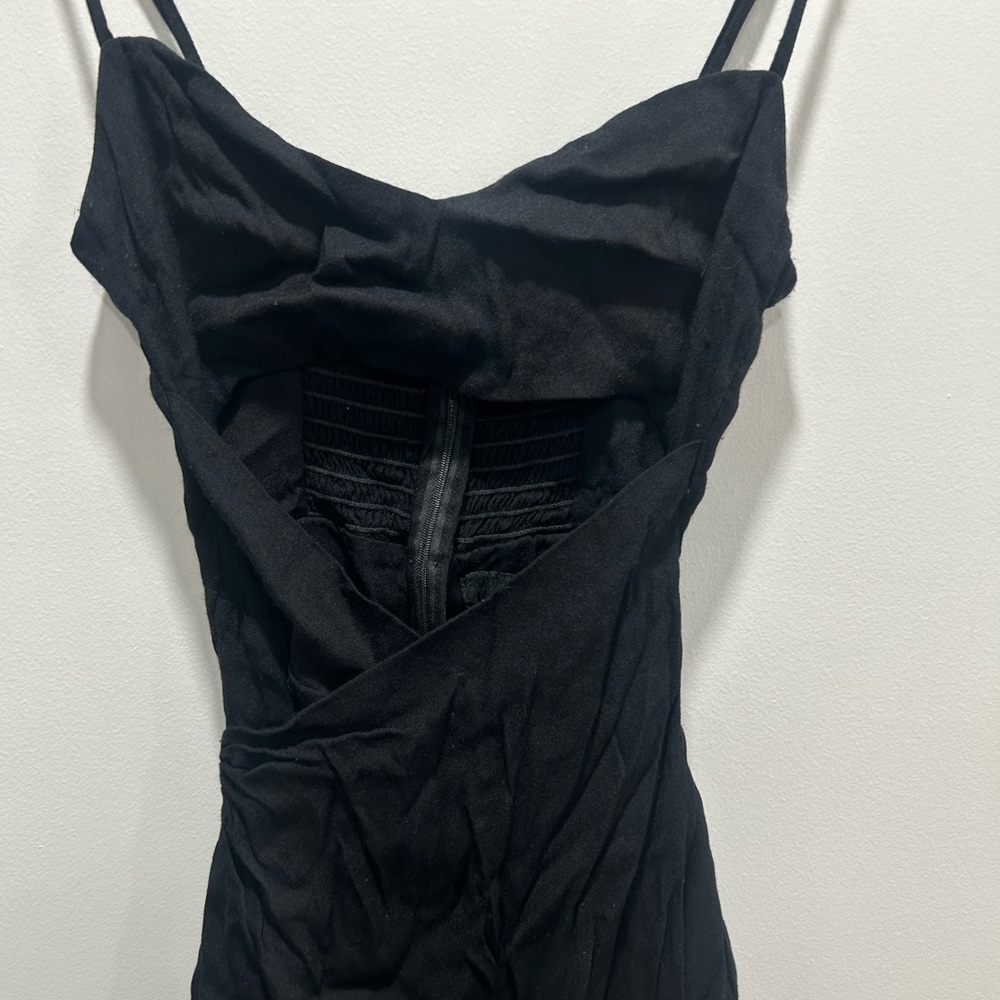 Reformation Sayulita Cut Out Wrap Mini Dress - Picture 3 of 6